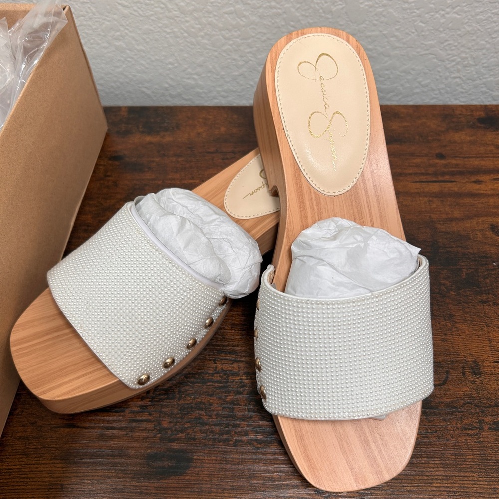 Jessica Simpson Rexile Bright  White Italia nappa